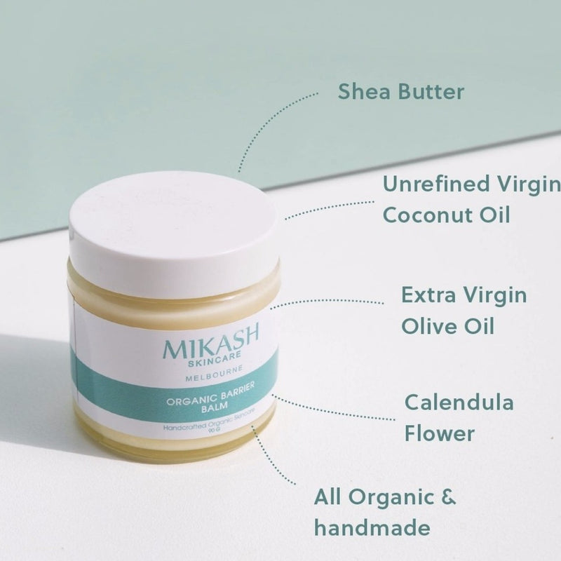 organic multi-purpose balm, best all purpose balm,  best skin balms, Australian baby products, organic baby skin care products, organic barrier balm, organic balm, eczema skin care, eczema cream, natural cradle cap products, baby acne products